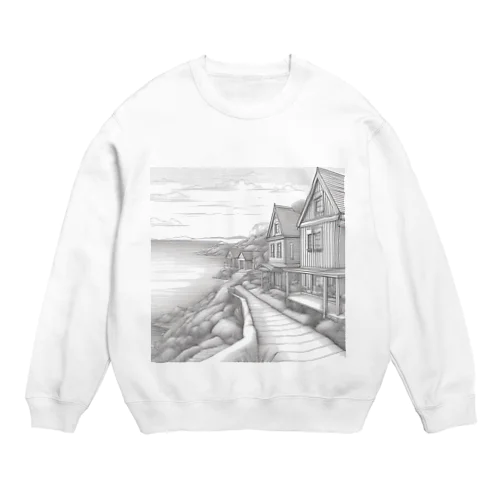 色の無い世界Ⅶ Crew Neck Sweatshirt