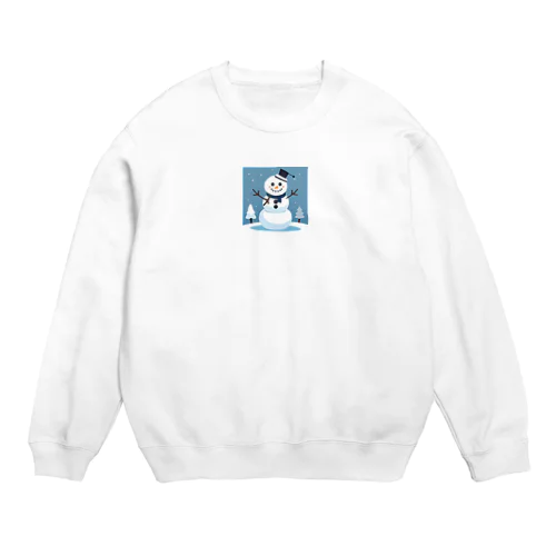 ゆきだるまくん Crew Neck Sweatshirt