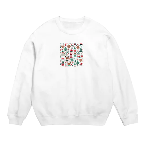 可愛いクリスマスグッズ　 Crew Neck Sweatshirt