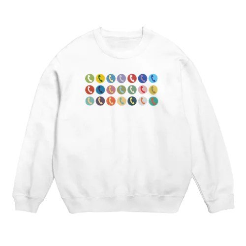 テレフォンマーク Crew Neck Sweatshirt