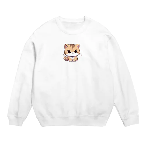 AI天風猫(怒1) Crew Neck Sweatshirt