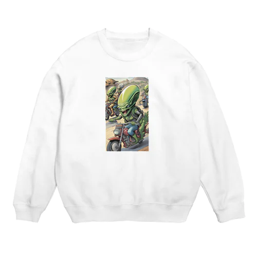 宇宙人ライダー Crew Neck Sweatshirt