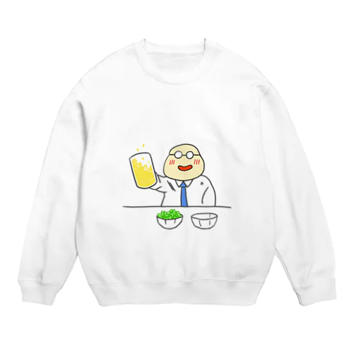 おじさん（ビール） Crew Neck Sweatshirt