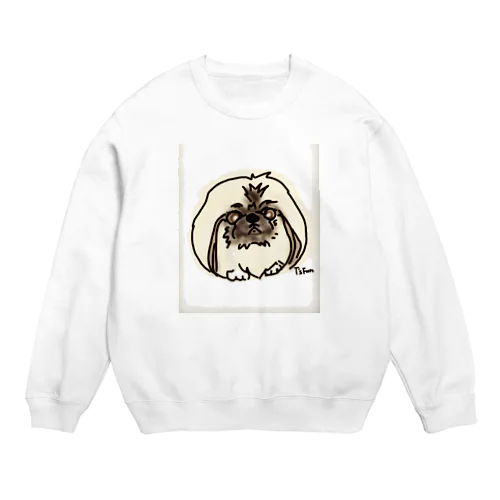 茶ぁ君002 Crew Neck Sweatshirt