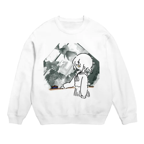 黒板ちゃん Crew Neck Sweatshirt