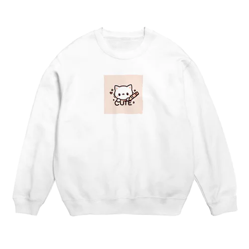 Cut 猫 Crew Neck Sweatshirt