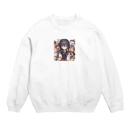 萌え萌え Crew Neck Sweatshirt