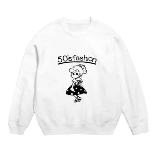 50’ｓ Crew Neck Sweatshirt