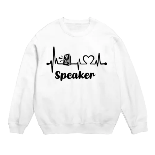 Hearts Speaker Crew Neck Sweatshirt