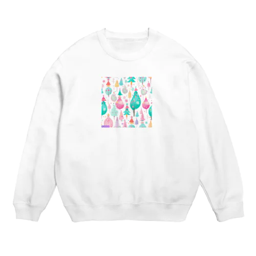 クリスマスのアート Crew Neck Sweatshirt