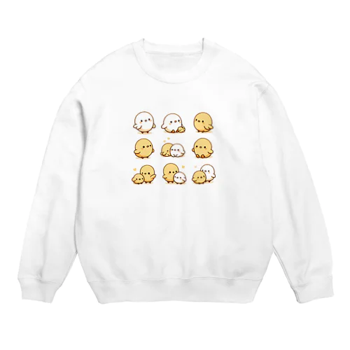 可愛らしいヒヨコグッズ Crew Neck Sweatshirt