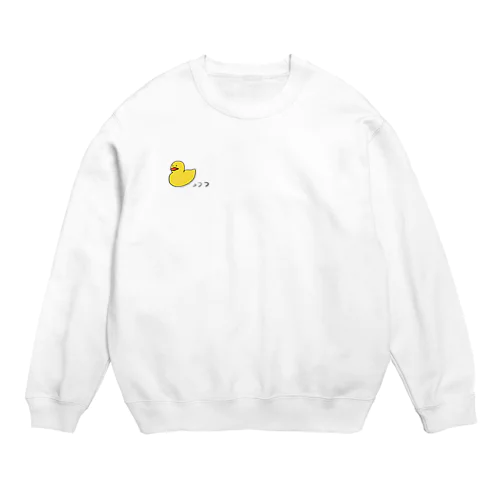 アヒルA（バナナ） Crew Neck Sweatshirt