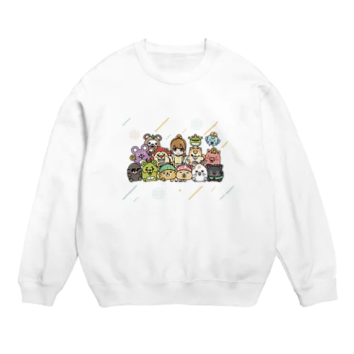 ポ太郎ふれんず Crew Neck Sweatshirt