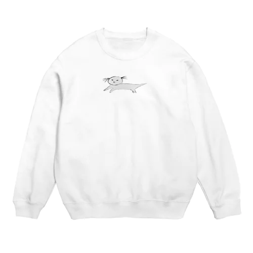 幼稚園から画力が止まっている Crew Neck Sweatshirt