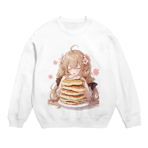 ゆるふわパンケーキちゃん Crew Neck Sweatshirt