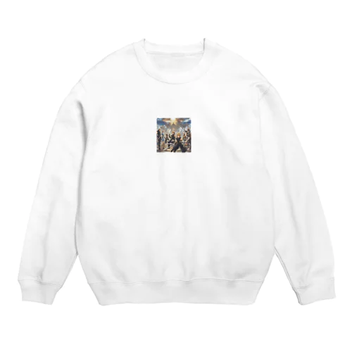 素晴らしい世界へ Crew Neck Sweatshirt