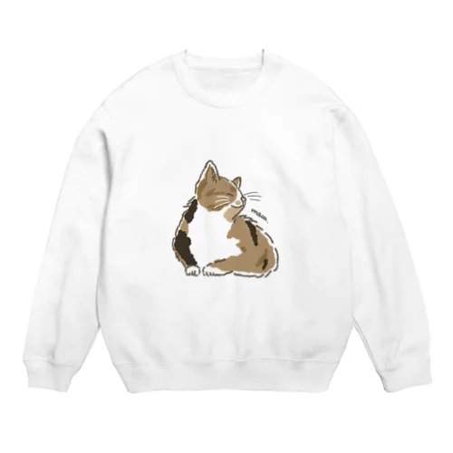 ぽかぽかまる Crew Neck Sweatshirt