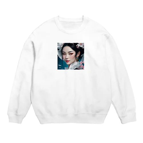 幻想の微笑 Crew Neck Sweatshirt