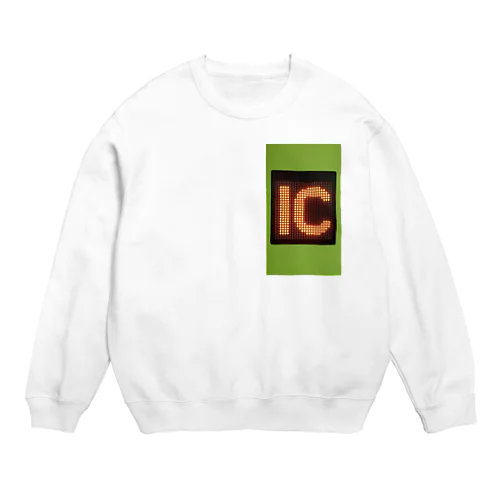 自動改札機ＩＣ専用　背中でタッチ Crew Neck Sweatshirt