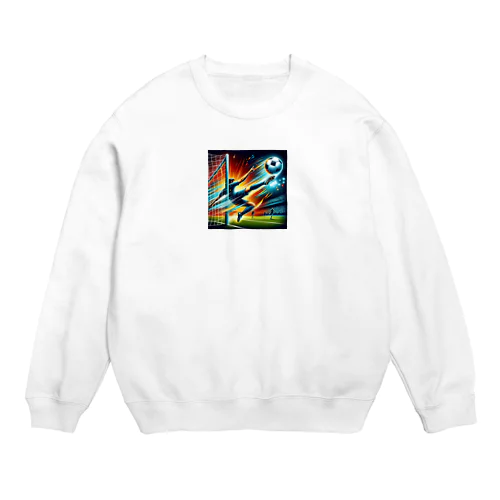 ブロックサッカー２ Crew Neck Sweatshirt