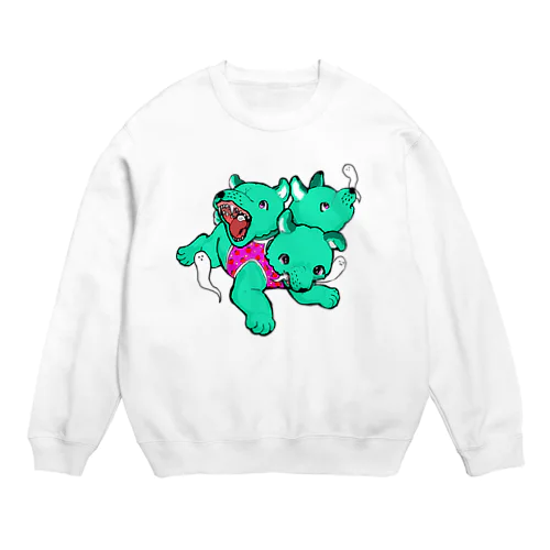 愛犬ケルベロス Crew Neck Sweatshirt