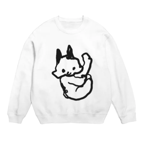 うし　ちらみ Crew Neck Sweatshirt