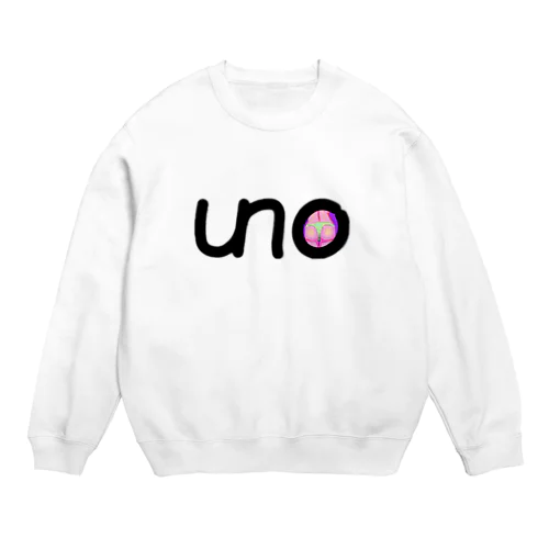 UNOロゴ×ドットビキニヒップ Crew Neck Sweatshirt