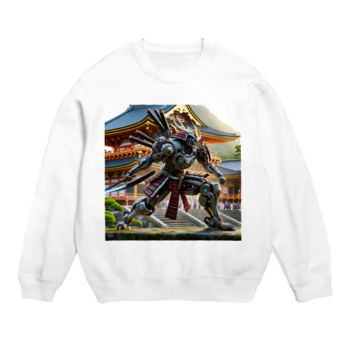 十二神将バサラロボ Crew Neck Sweatshirt