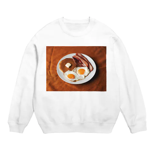 ベーコンエッグ&パンケーキ Crew Neck Sweatshirt