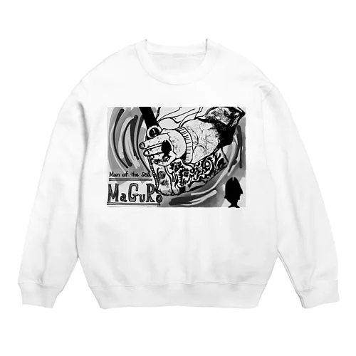 maguro Man of the sea Crew Neck Sweatshirt