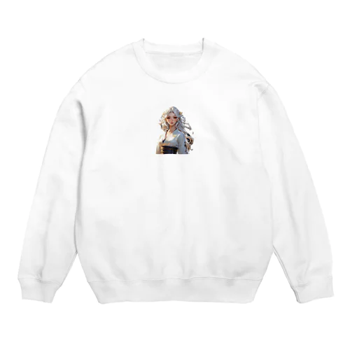 Art和服美女！ Crew Neck Sweatshirt