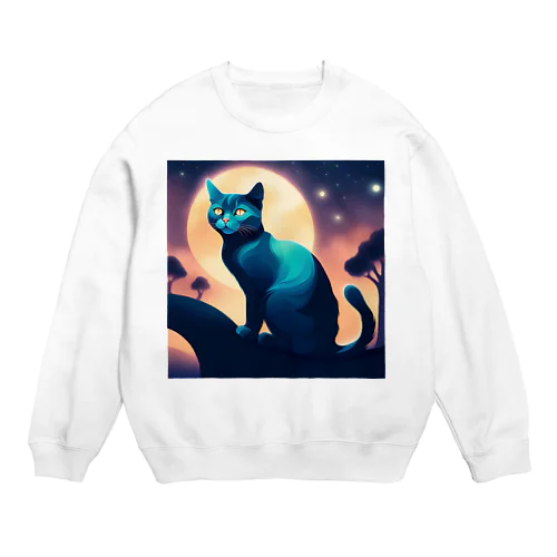 ファンタジーキャット Crew Neck Sweatshirt