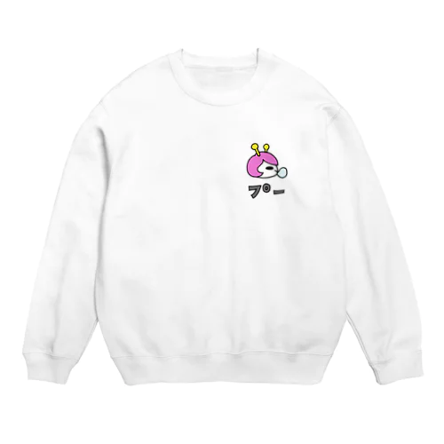 ドク乙女星人・ディス子（プー） Crew Neck Sweatshirt