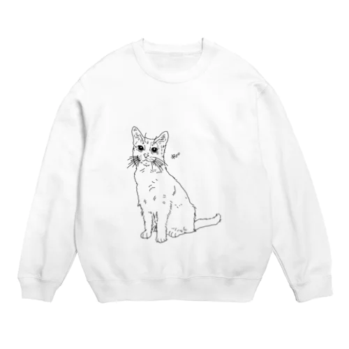 マフィちゃんデザイン Crew Neck Sweatshirt