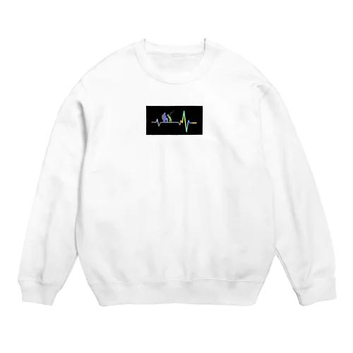 親子で釣りに！ Crew Neck Sweatshirt