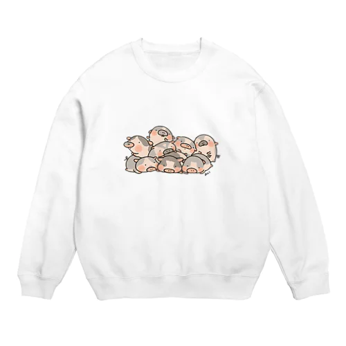 ほにゃほにゃグレーちゃん Crew Neck Sweatshirt