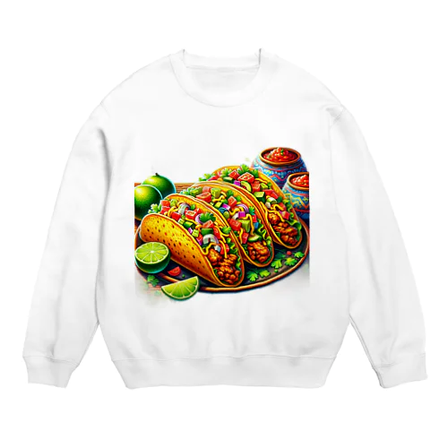 【フード】メキシカンタコス Crew Neck Sweatshirt