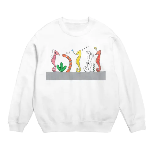 [森図鑑] 仲間に入れて（背景なし） Crew Neck Sweatshirt