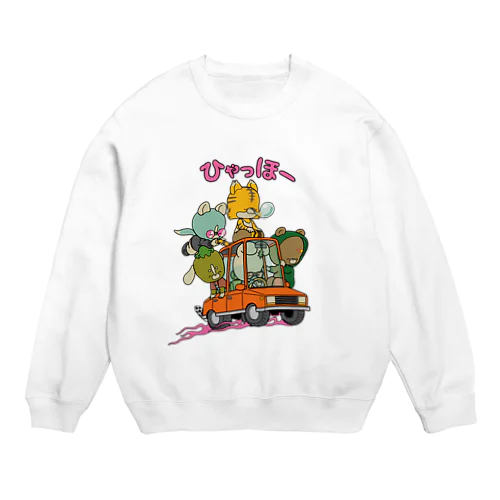 ひゃっほー Crew Neck Sweatshirt