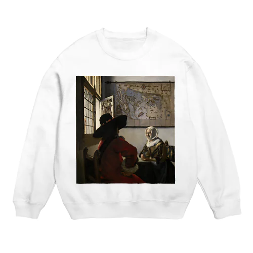 兵士と笑う女 / Officer and Laughing Girl Crew Neck Sweatshirt