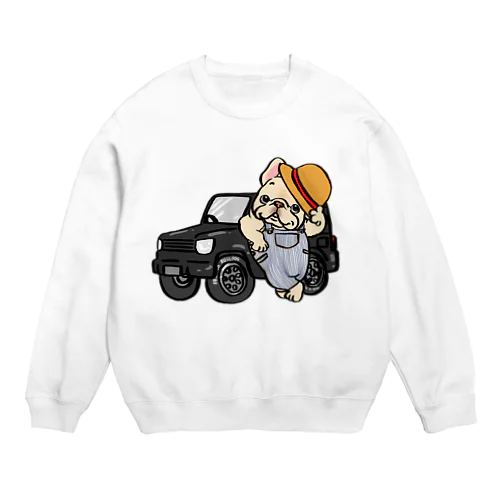 アウトドア大好きフレブルちゃん Crew Neck Sweatshirt