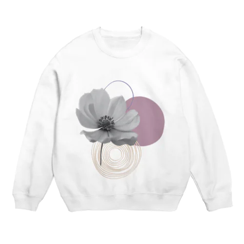 flower1 Crew Neck Sweatshirt