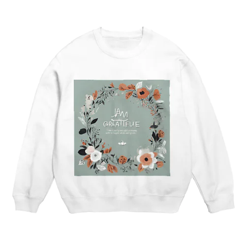 豊かさの輪 Crew Neck Sweatshirt