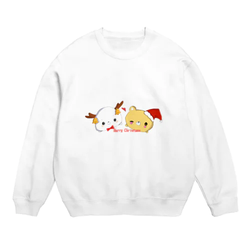 クリスマス ぷに＆ごまお！ Crew Neck Sweatshirt