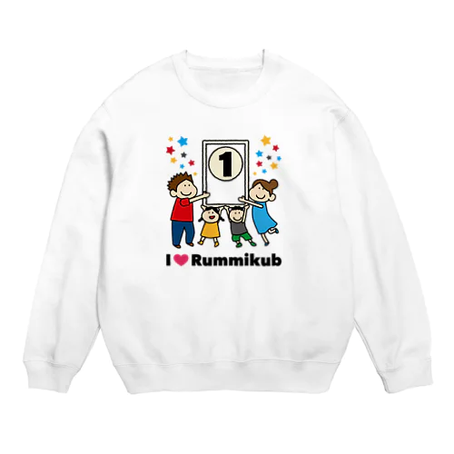 I love Rummikub Crew Neck Sweatshirt