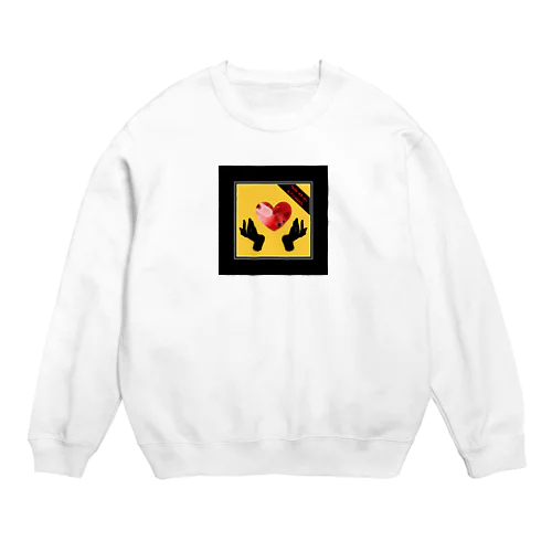 繊細心故取扱注意 Crew Neck Sweatshirt