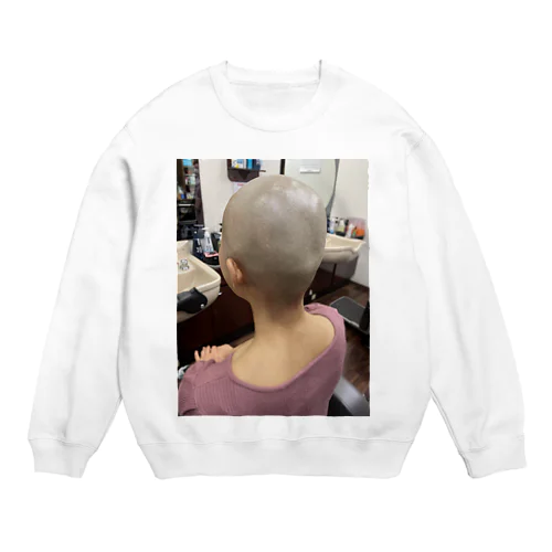 床屋坊主女子 Crew Neck Sweatshirt