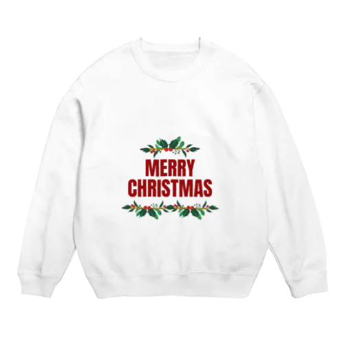 メリークリスマス Crew Neck Sweatshirt