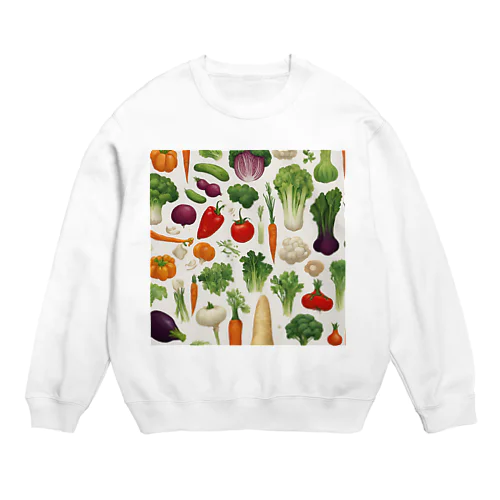 野菜たち Crew Neck Sweatshirt