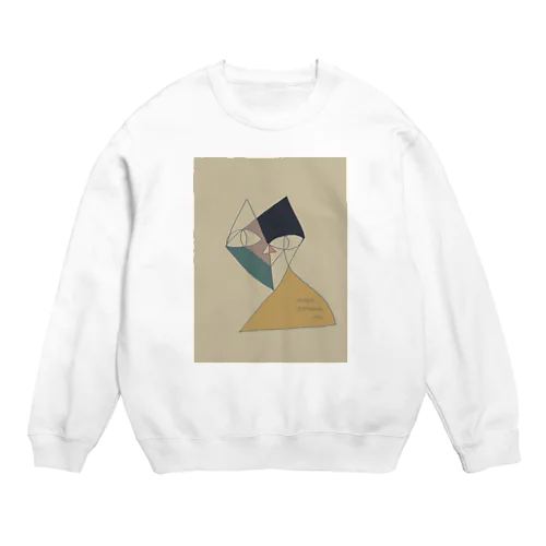 一筆書きネコ Crew Neck Sweatshirt